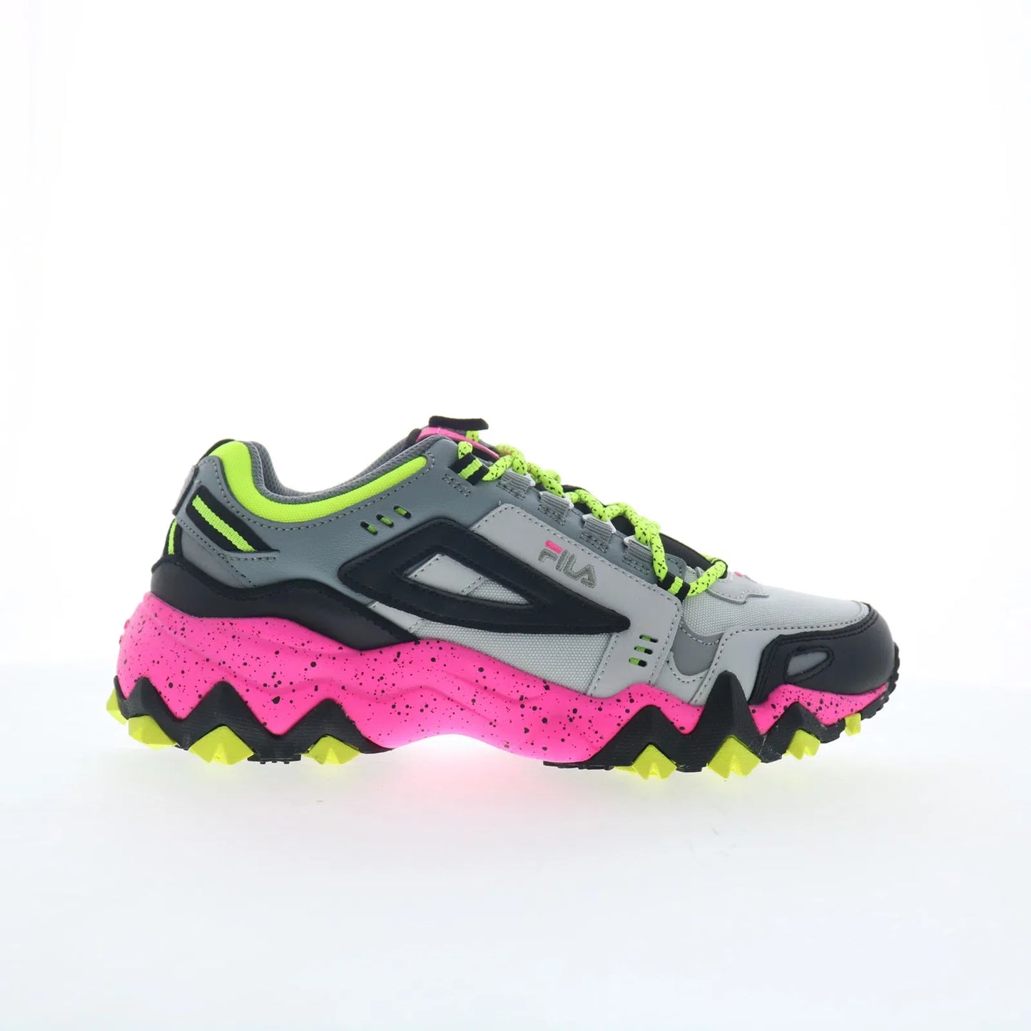 Fila Oakmont TR 5JM00949-059 Womens Gray Leather Athletic Hiking Shoes