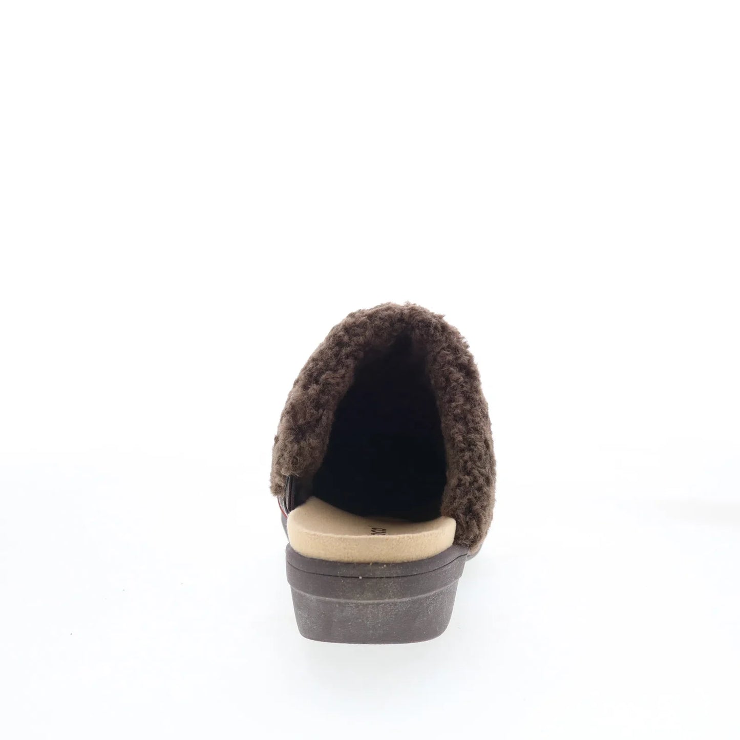 Spenco Ojai Cozy Clog SP1103FFR Womens Brown Nubuck Clogs Slippers Shoes