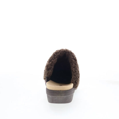 Spenco Ojai Cozy Clog SP1103FFR Womens Brown Nubuck Clogs Slippers Shoes