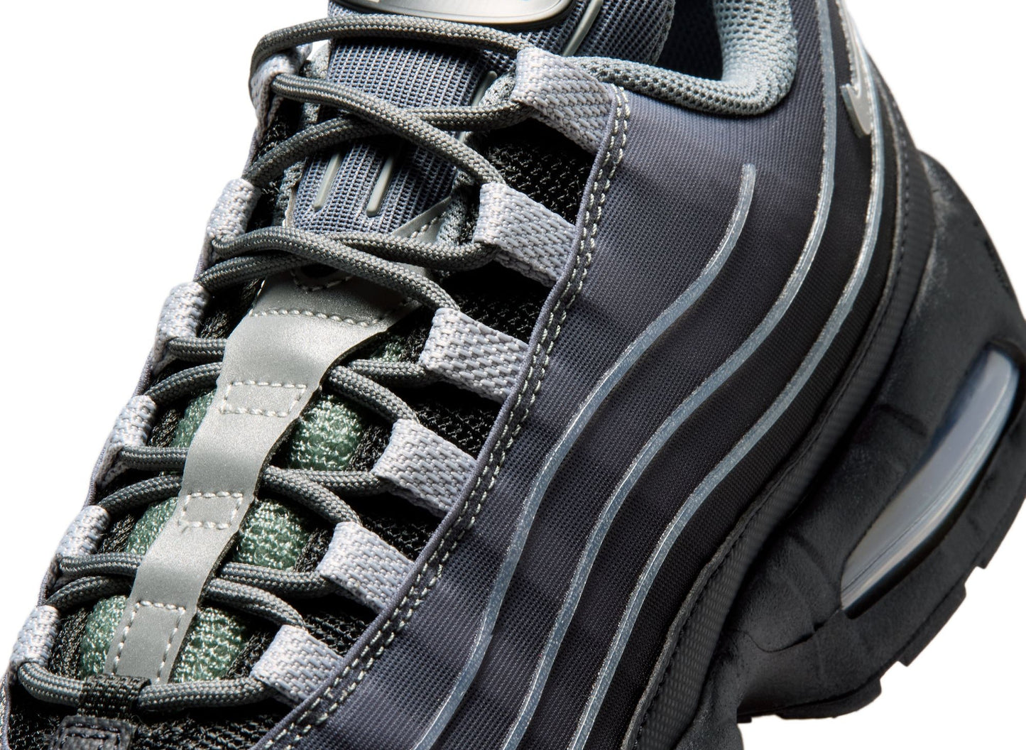 Nike Air Max 95 Big Bubble Tech in Black / Wolf Grey