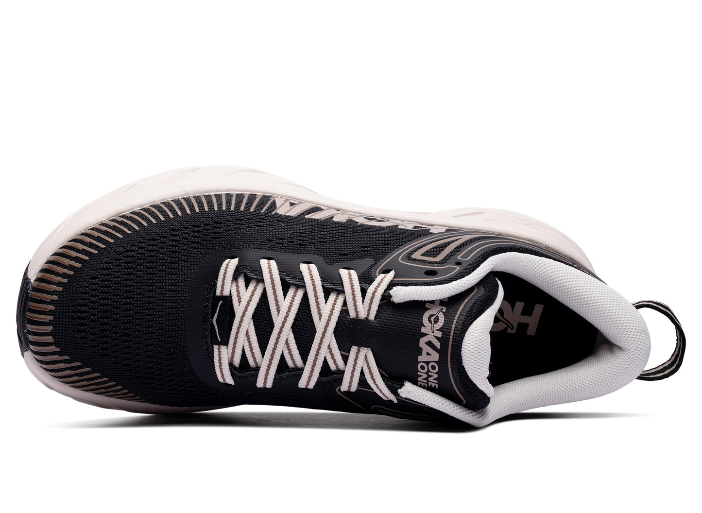 Women's Hoka Bondi 7 'Black / Rose Cream'