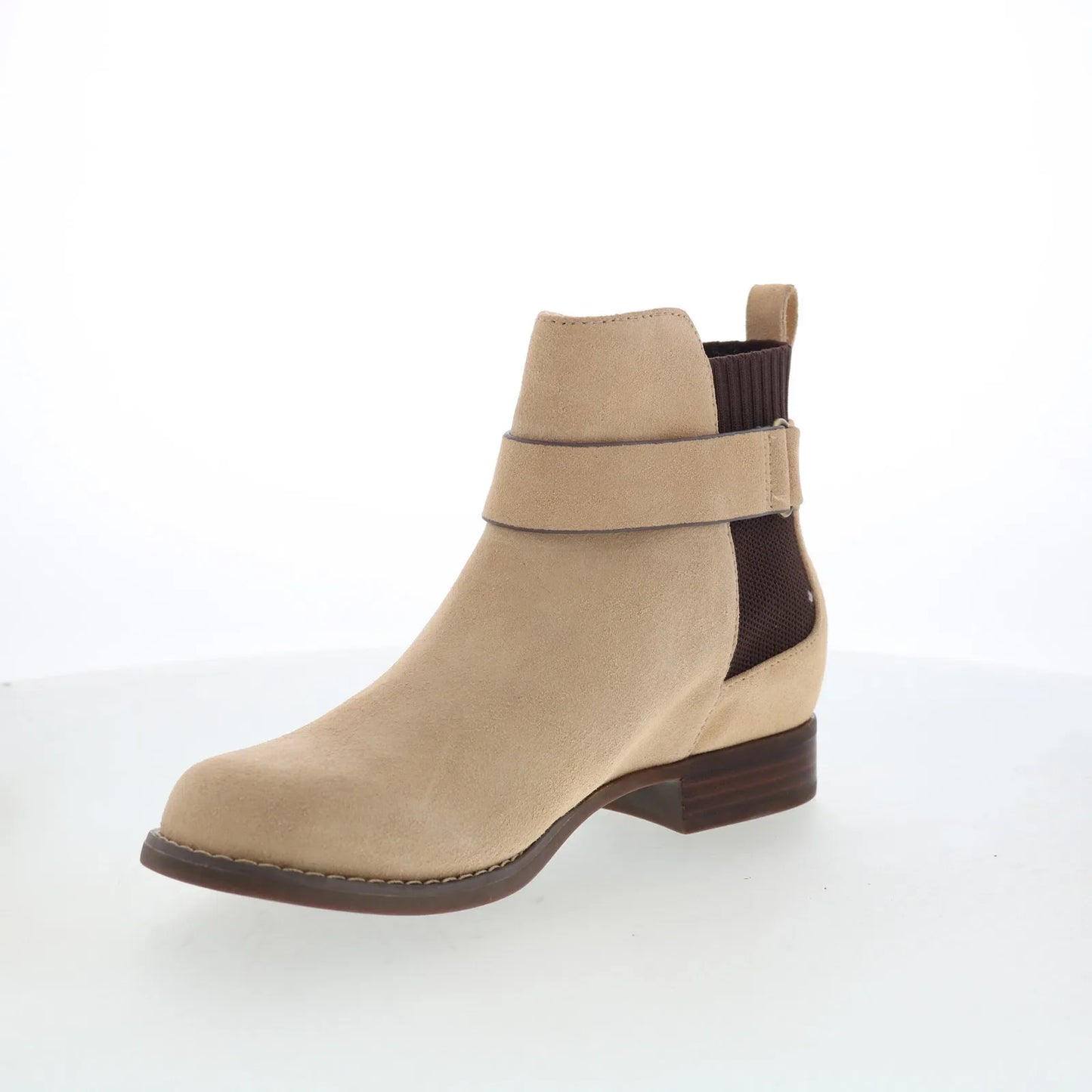 Spenco Park Avenue Boot SP1096WHE Womens Brown Suede Ankle & Booties Boots