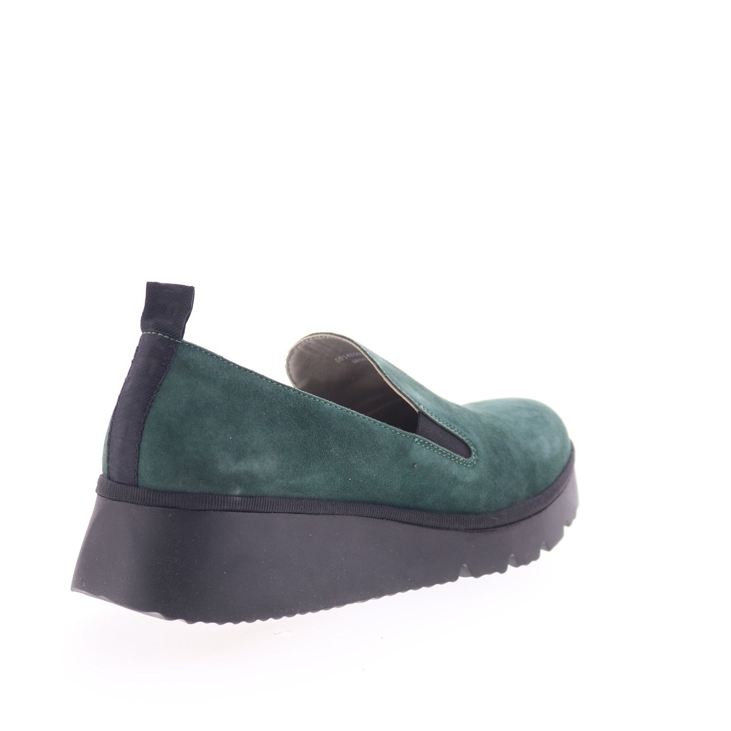 Fly London Pece PECE406FLY-002 Womens Green Loafers & Slip Ons Casual Shoes