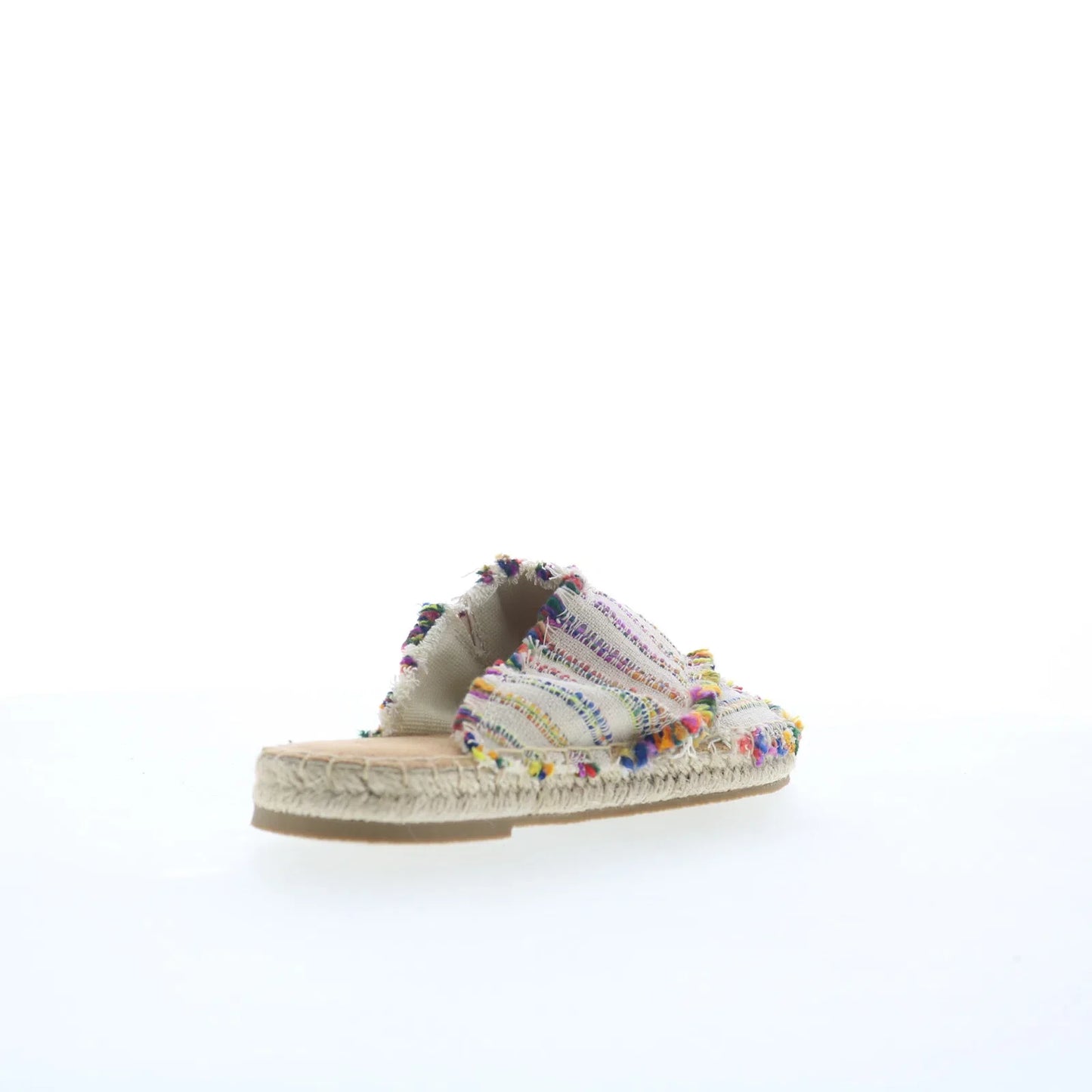 Minnetonka Pepper 518958 Womens Beige Synthetic Slip On Slides Sandals Shoes