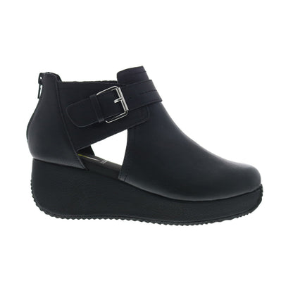 Volatile Flagstaff PV306 Womens Black Leather Zipper Ankle & Booties Boots