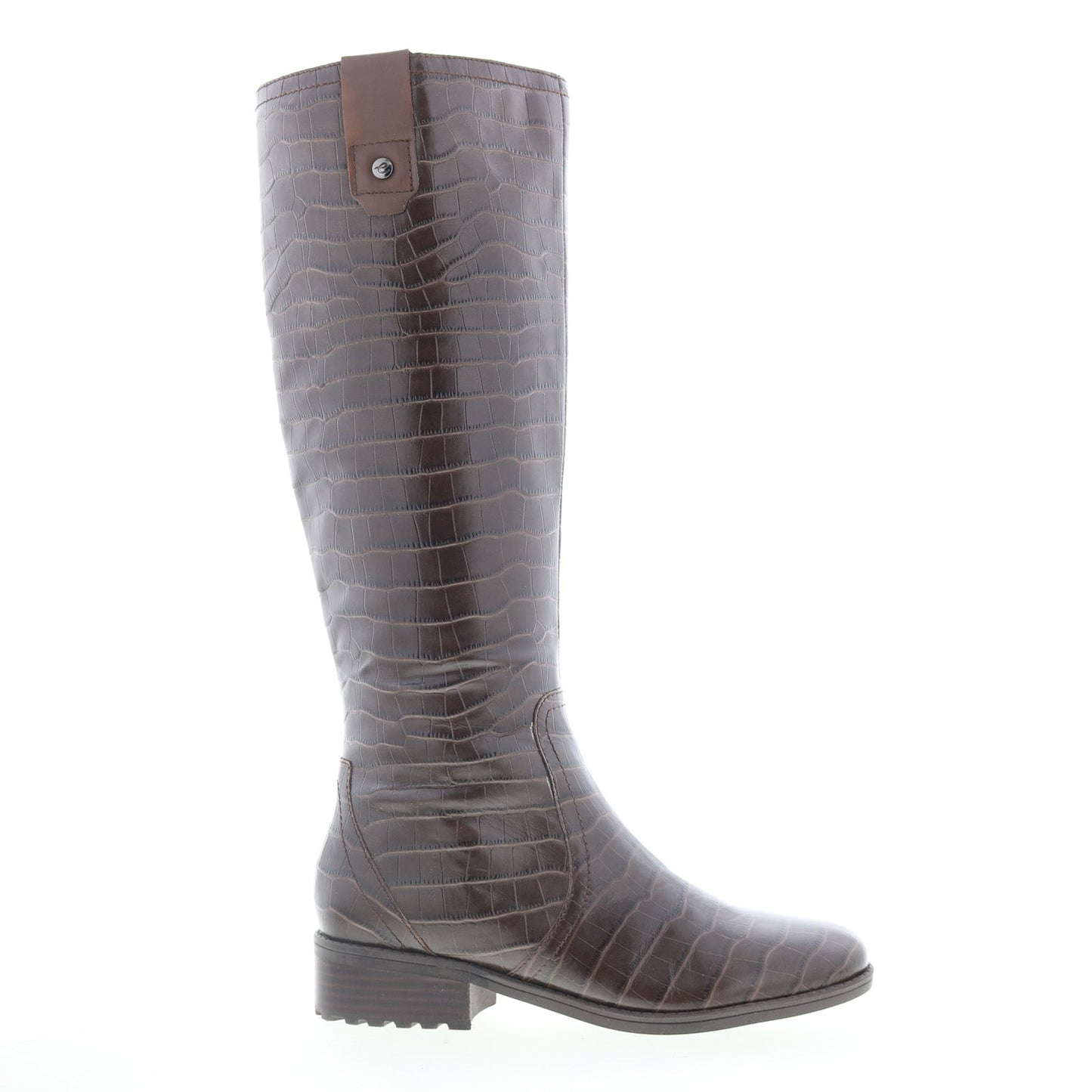 Easy Spirit Rhonda Martha Stewart Womens Brown Leather Casual Dress Boots