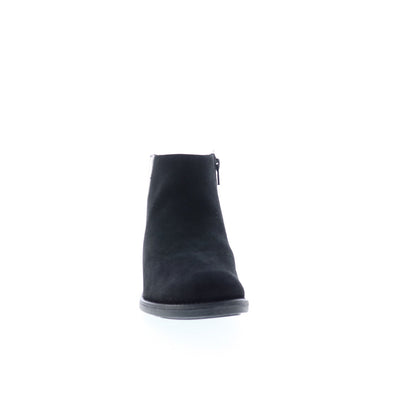 Bos. & Co. Rule Womens Black Suede Zipper Ankle & Booties Boots