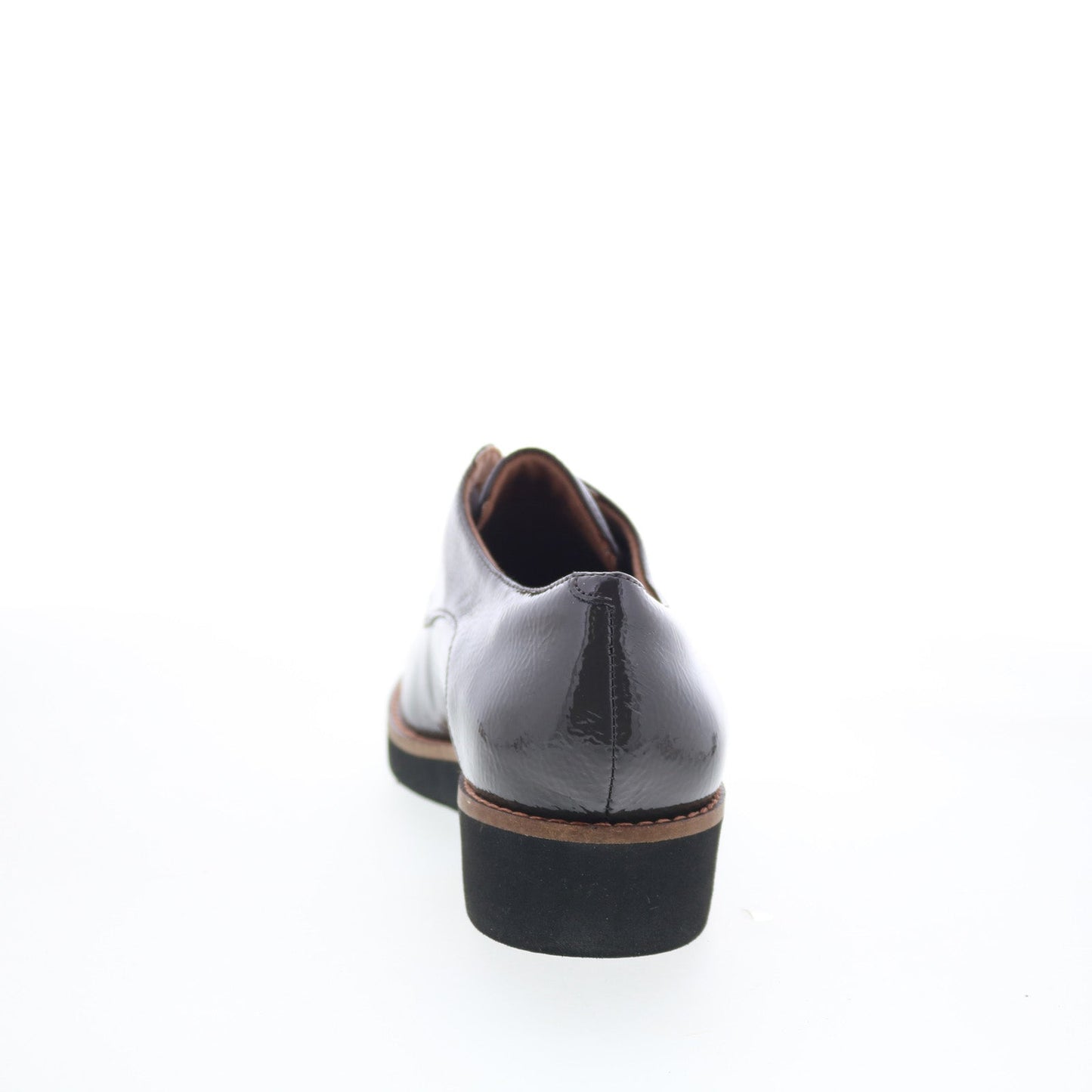 SoftWalk Willis S1811-072 Womens Gray Leather Lace Up Oxford Flats Shoes