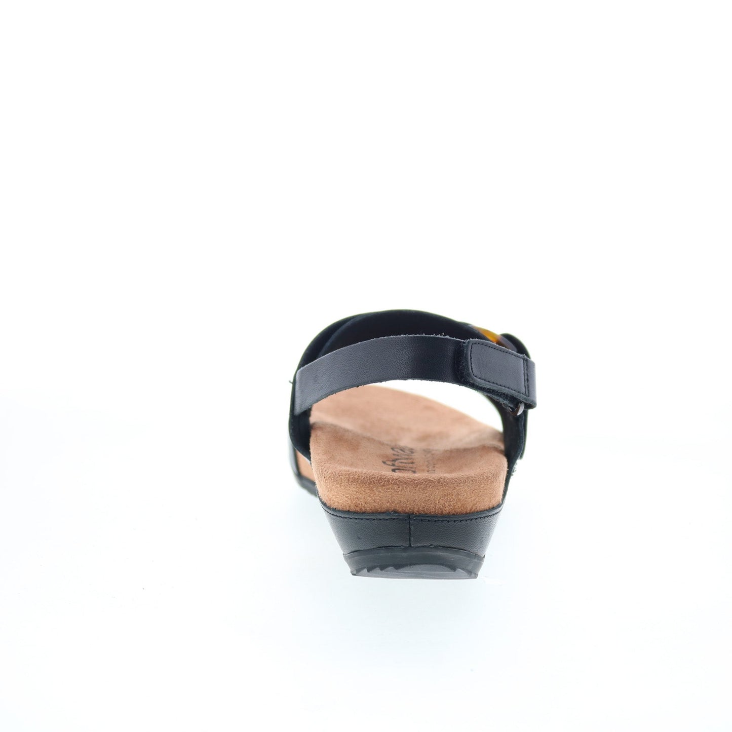 Softwalk Benissa S2001-001 Womens Black Leather Strap Sandals Shoes