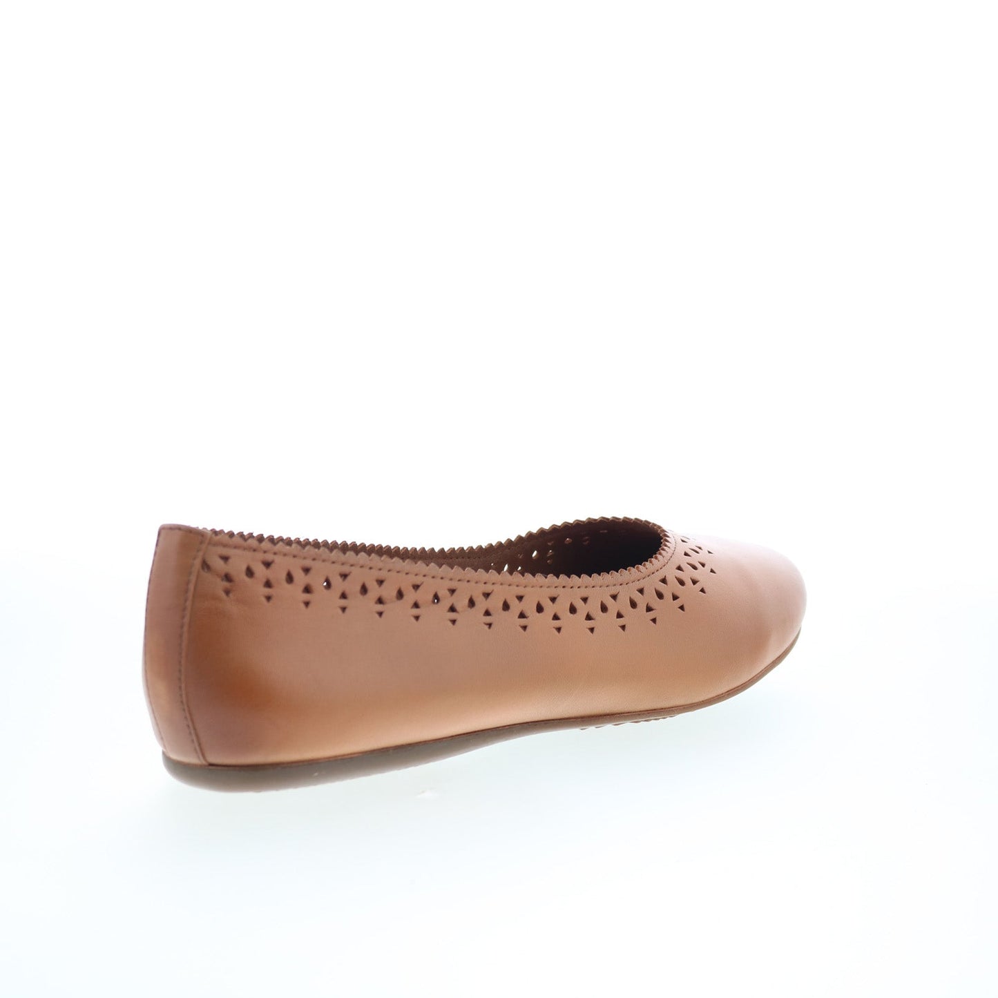 SoftWalk Selma S2228-253 Womens Brown Leather Slip On Ballet Flats Shoes