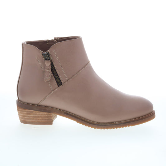 SoftWalk Roselle S2256-063 Womens Brown Leather Ankle & Booties Boots
