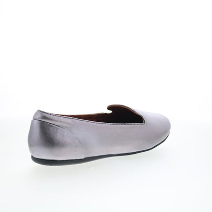 SoftWalk Shelby S2258-033 Womens Gray Leather Slip On Loafer Flats Shoes
