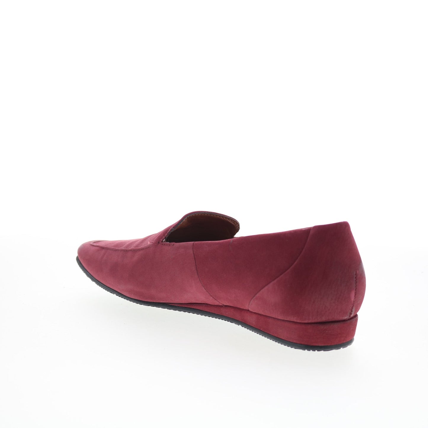 SoftWalk Vista S2259-662 Womens Burgundy Nubuck Loafer Flats Shoes