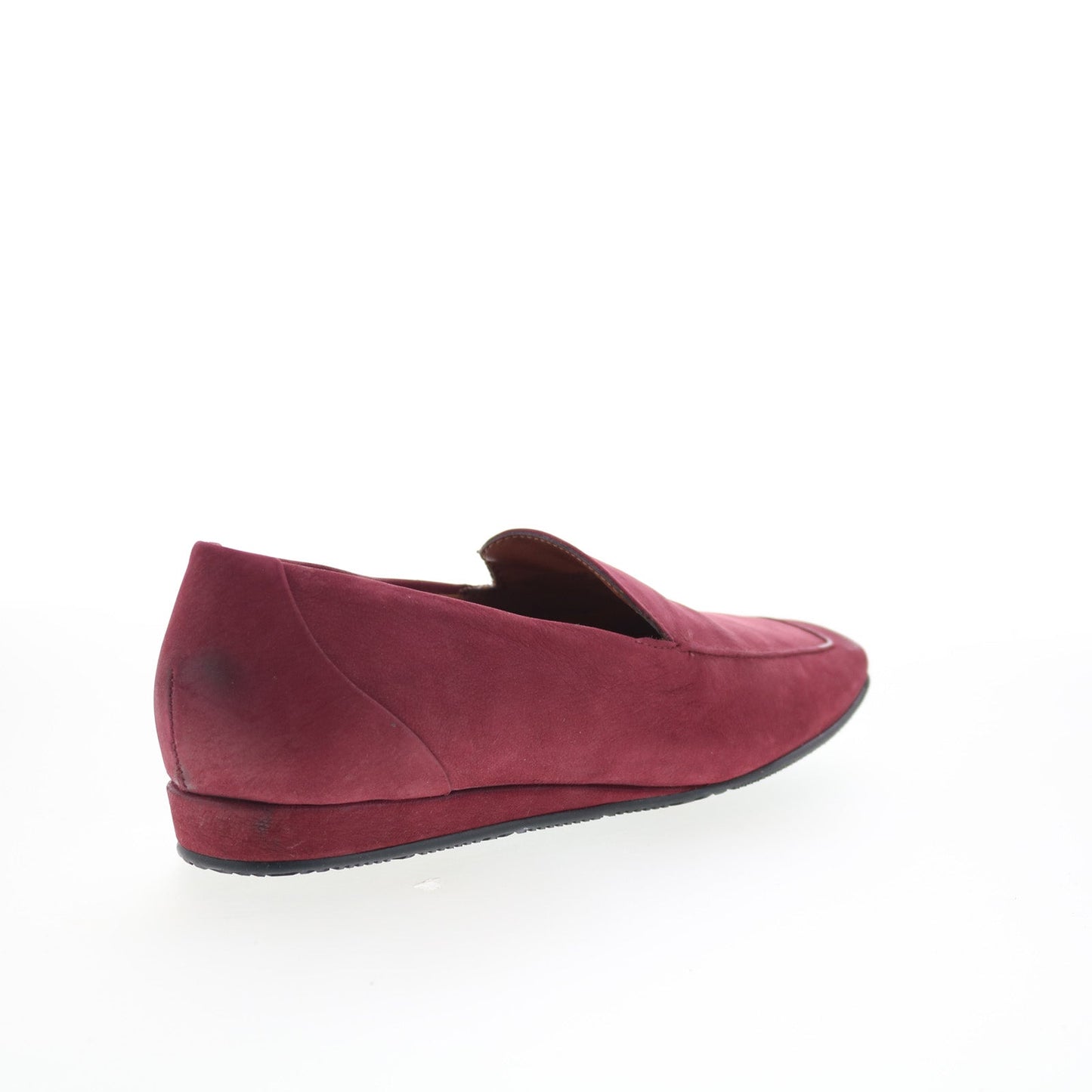 SoftWalk Vista S2259-662 Womens Burgundy Nubuck Loafer Flats Shoes