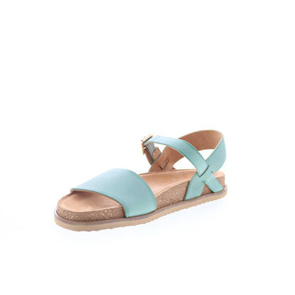 Softwalk Upland S2419-373 Womens Blue Leather Strap Sandals Shoes