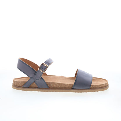 Softwalk Upland S2419-400 Womens Blue Leather Strap Sandals Shoes