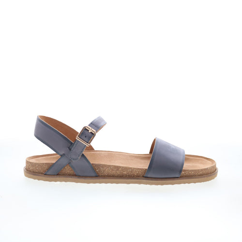 Softwalk Upland S2419-400 Womens Blue Leather Strap Sandals Shoes
