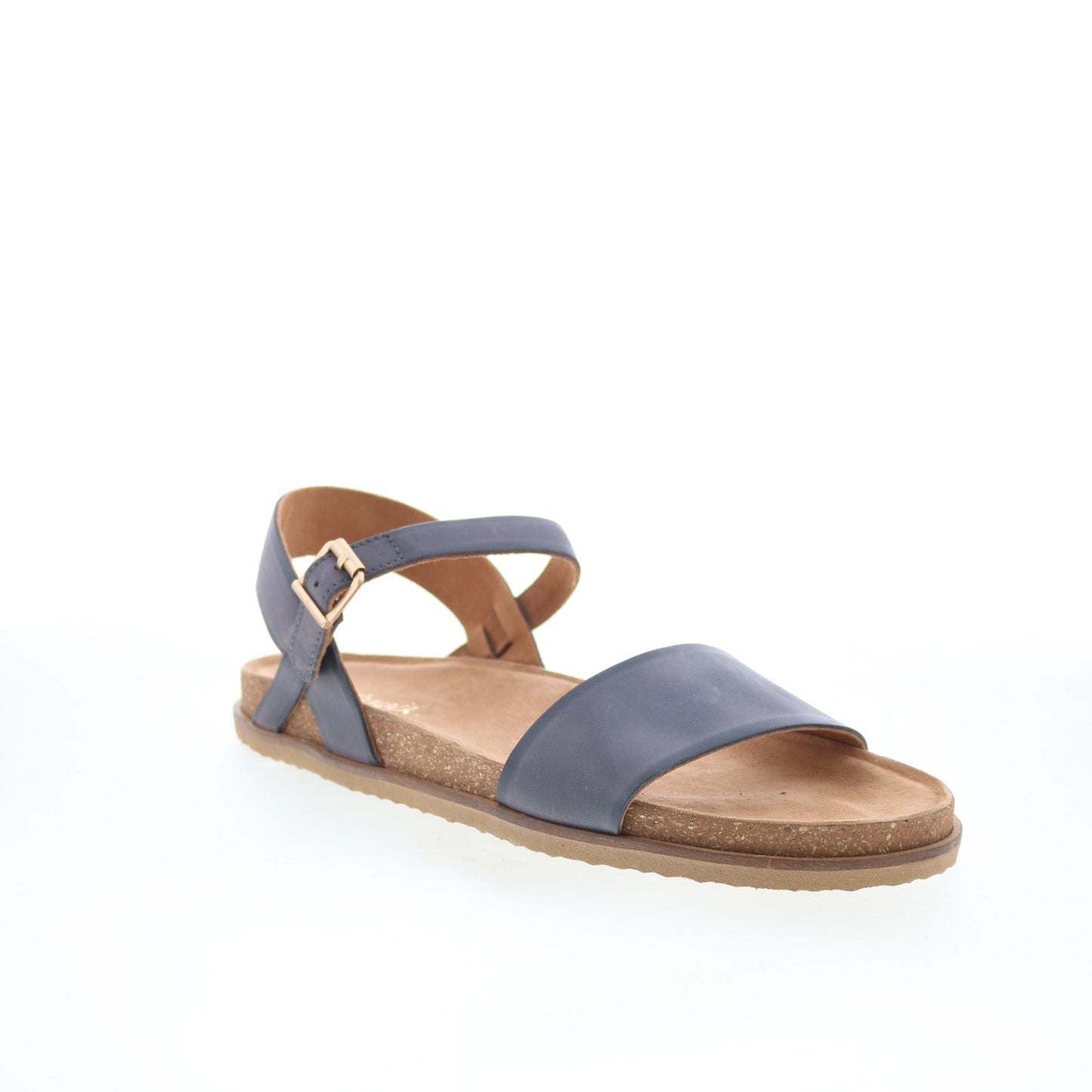 Softwalk Upland S2419-400 Womens Blue Leather Strap Sandals Shoes