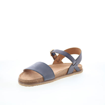 Softwalk Upland S2419-400 Womens Blue Leather Strap Sandals Shoes