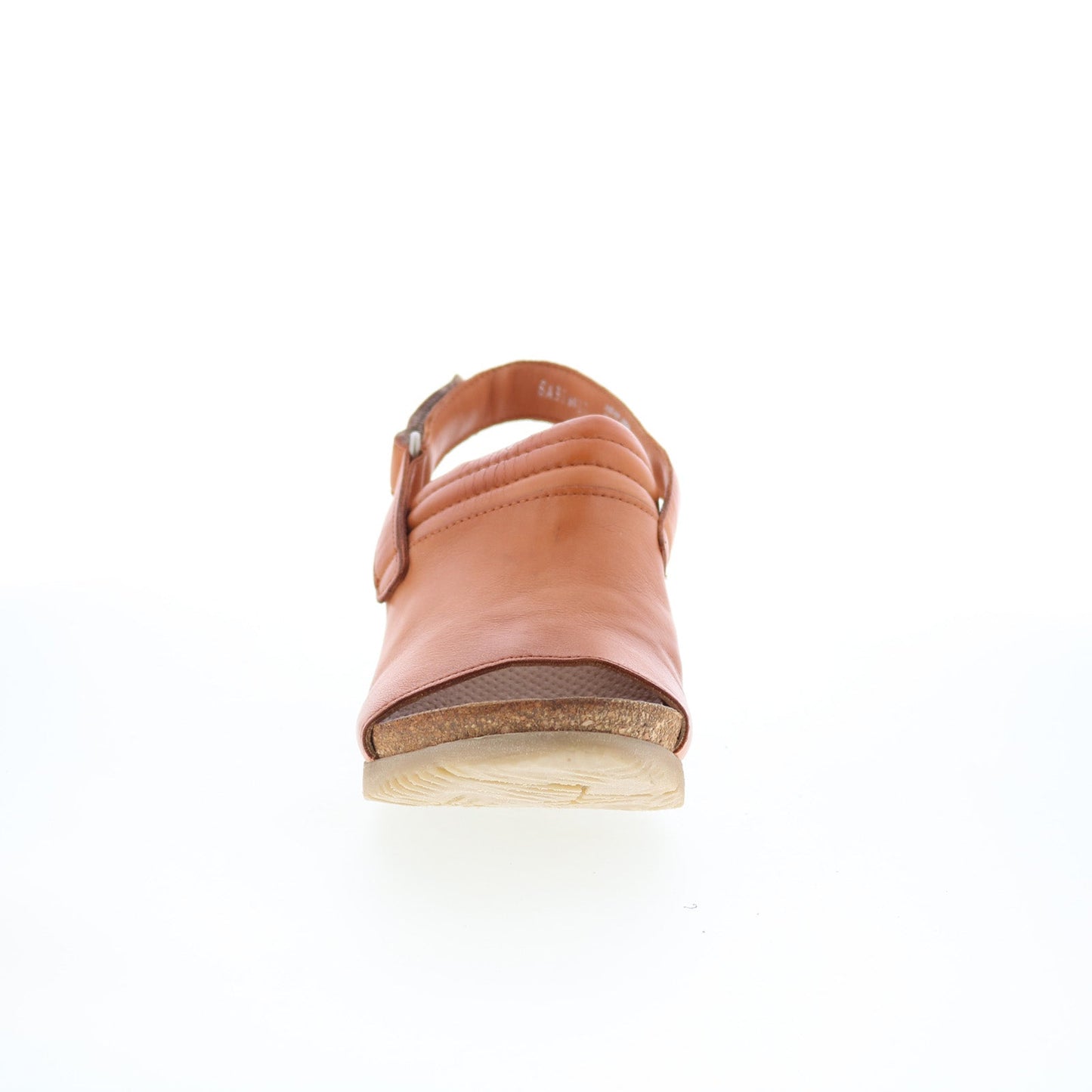 Miz Mooz Sabina Womens Brown Leather Strap Wedges Sandals Shoes