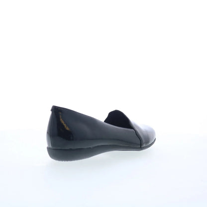 Trotters Sage T2236-005 Womens Black Patent Leather Loafer Flats Shoes