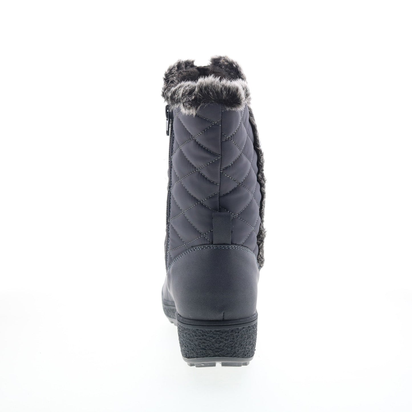Easy Spirit Semargo SESEMARGO Womens Gray Canvas Casual Dress Boots