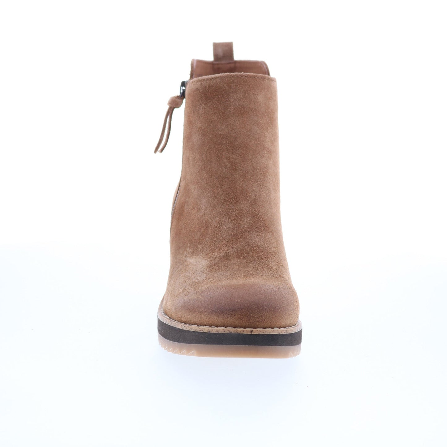Sofft Emeline SF00871 Womens Brown Suede Zipper Ankle & Booties Boots