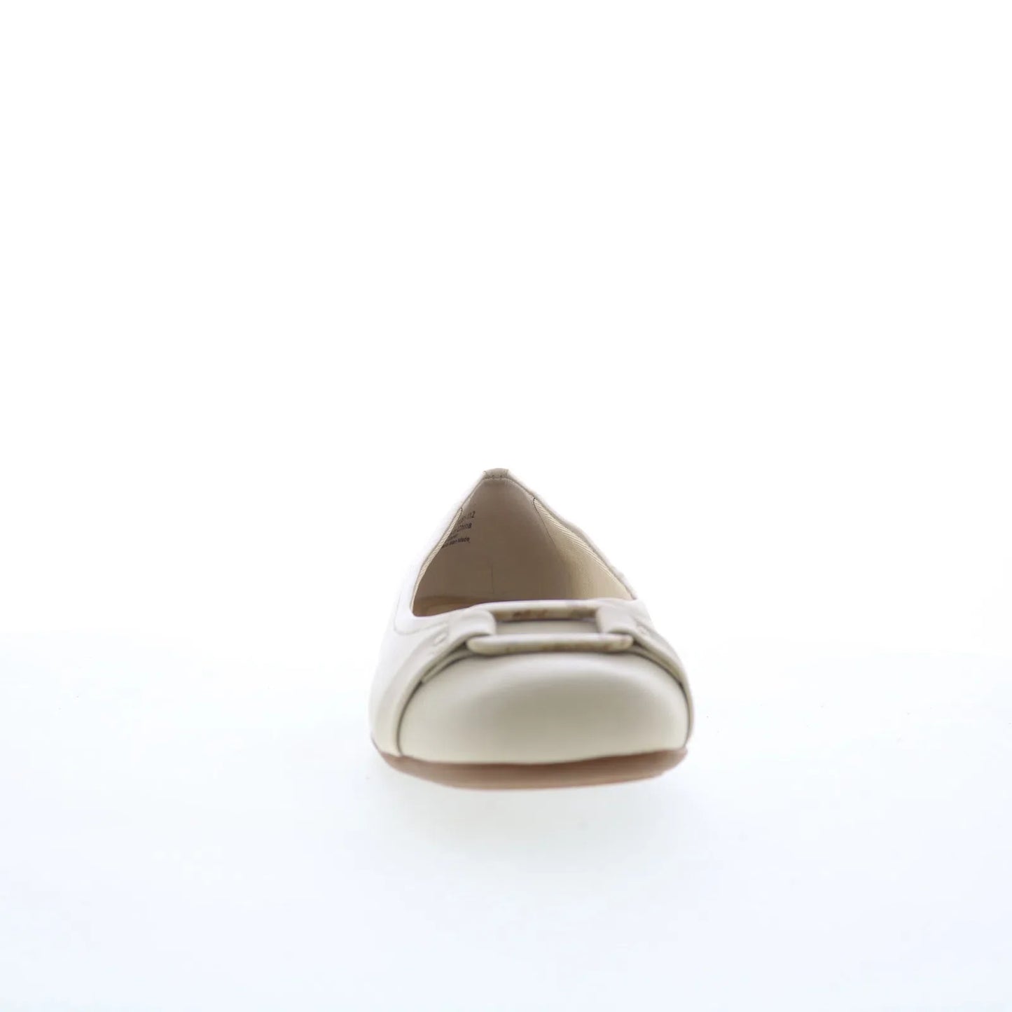 Trotters Sizzle Signature T1251-112 Womens Beige Leather Ballet Flats Shoes