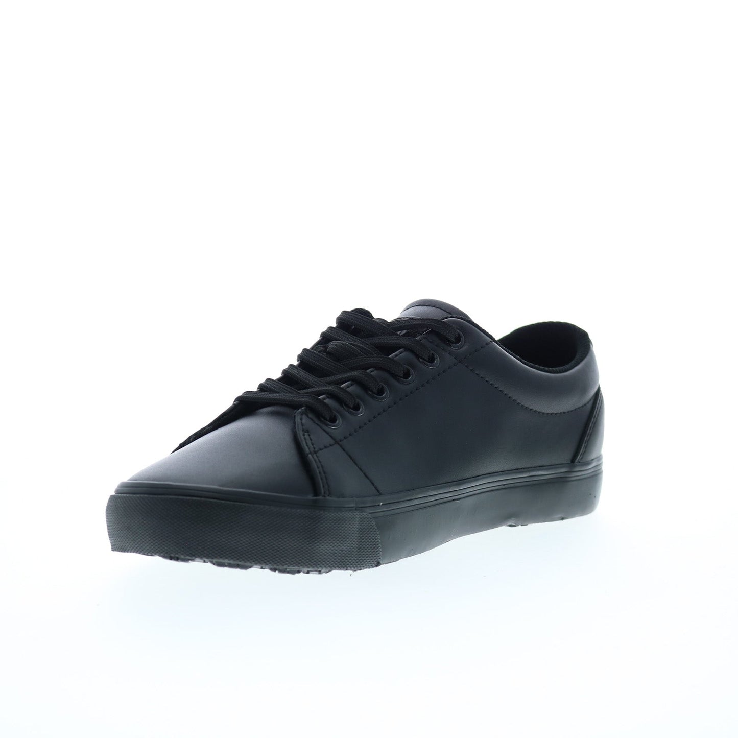 SlipGrips Slip Resistant Shoe Womens Black Wide Athletic Work & Safety Shoes
