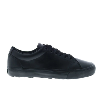 SlipGrips Slip Resistant Shoe Womens Black Wide Athletic Work & Safety Shoes