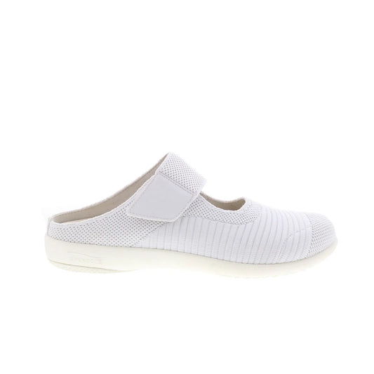 Spenco Magnolia Slip-On SP1012WHT Womens White Mary Jane Flats Shoes