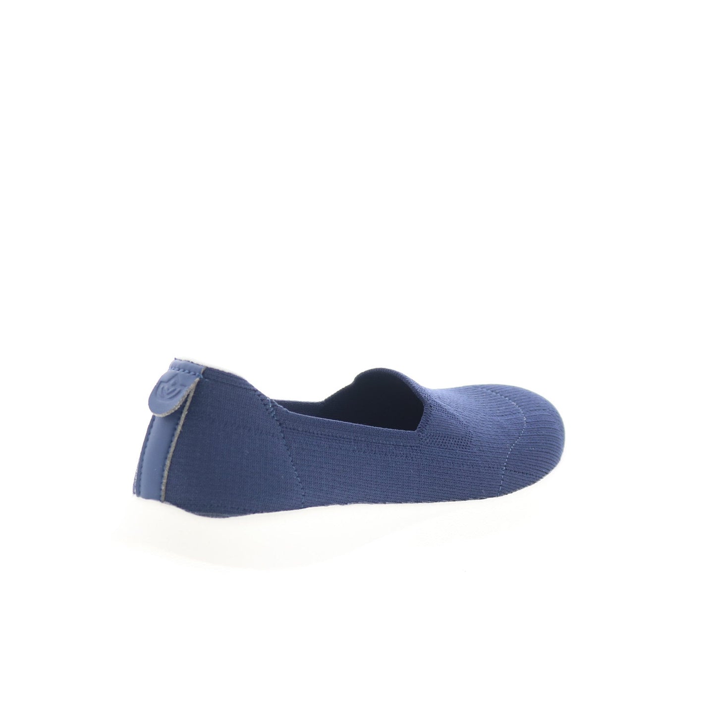 Spenco Comfort Stretch Ease SP1201PEA Womens Blue Canvas Loafer Flats Shoes