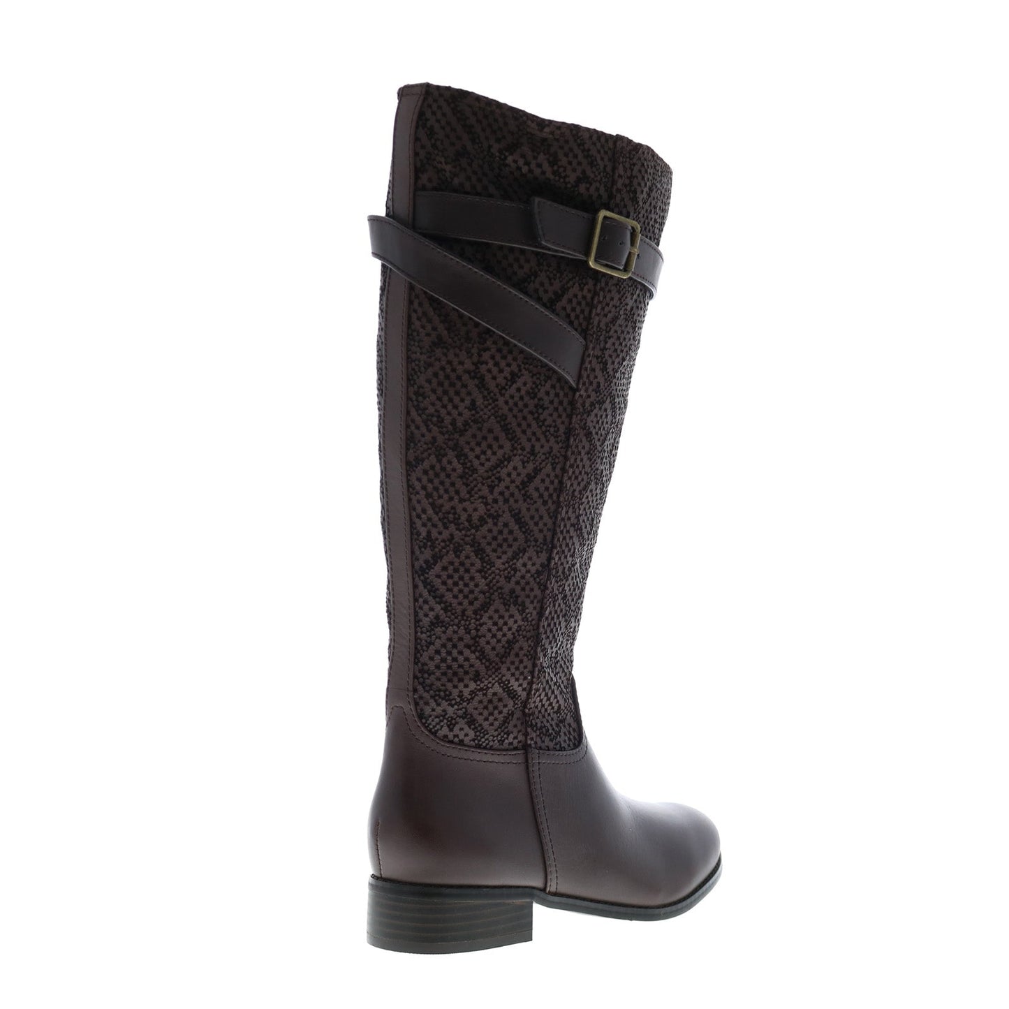Trotters Lyra Wide Calf T1669-273 Womens Brown Leather Knee High Boots