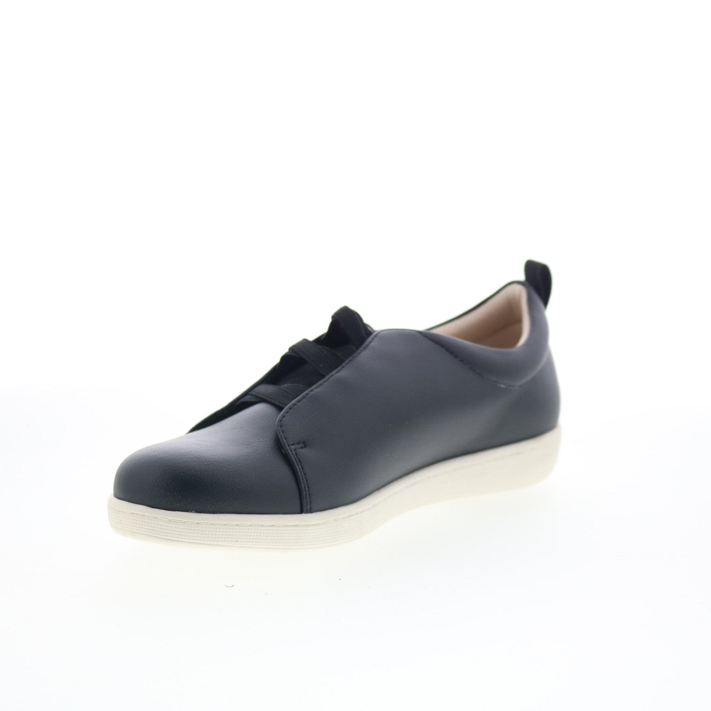 Trotters Avrille T2051-001 Womens Black Leather Lifestyle Sneakers Shoes
