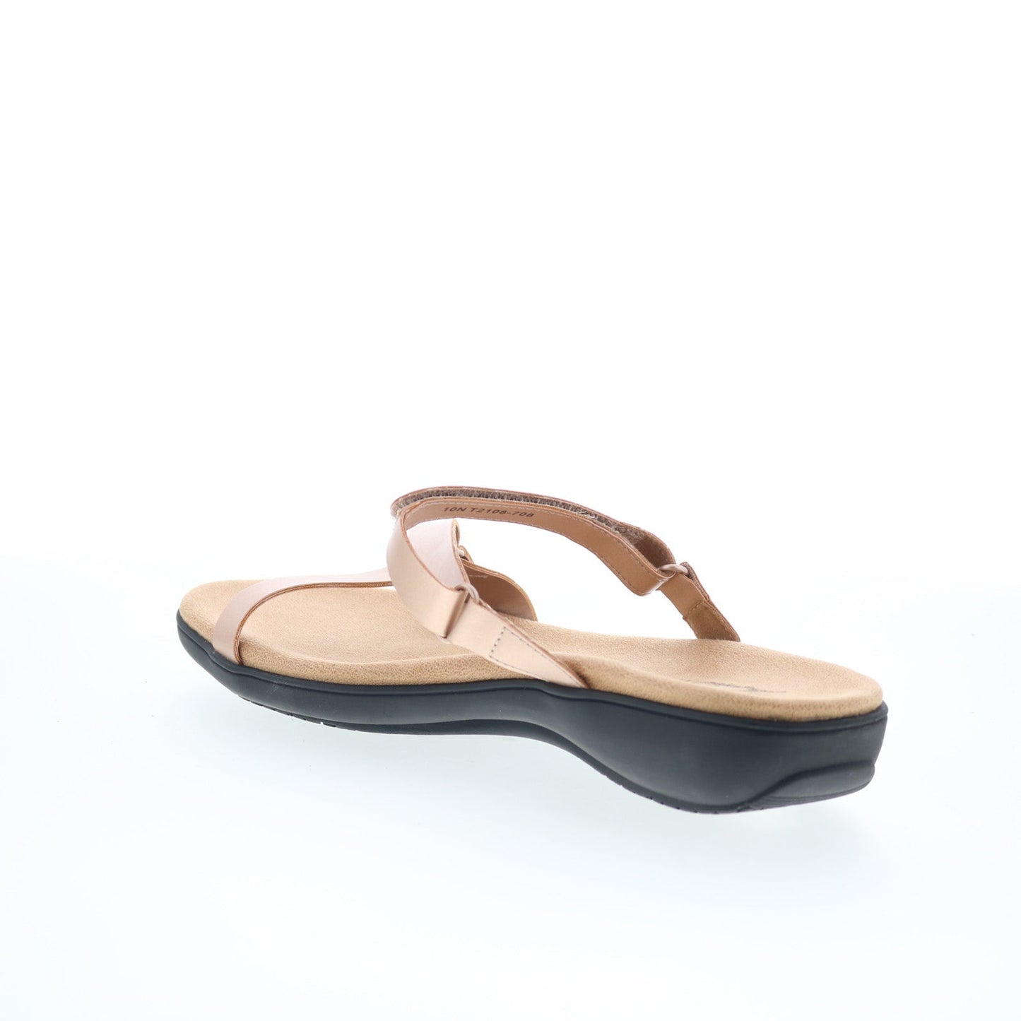 Trotters Raja T2108-708 Womens Beige Leather Strap Strap Sandals Shoes