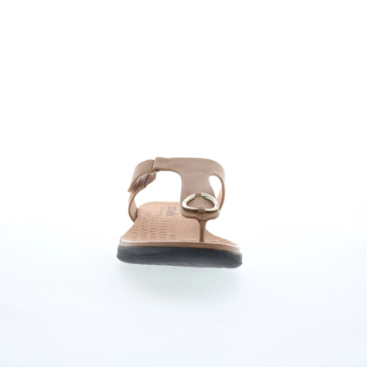 Softwalk Talara S2215-253 Womens Brown Leather Strap Thong Sandals Shoes