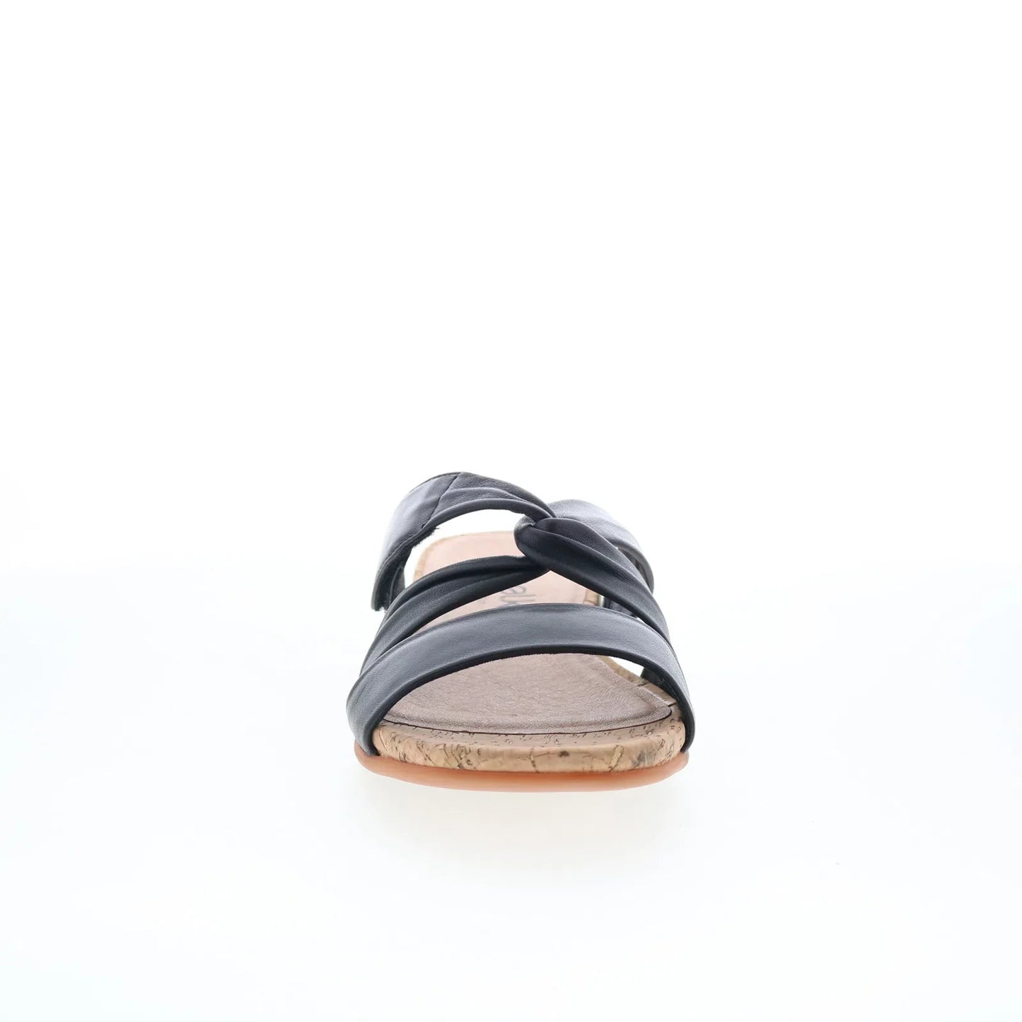 Softwalk Tallulah S2515-001 Womens Black Leather Slip On Slides Sandals Shoes
