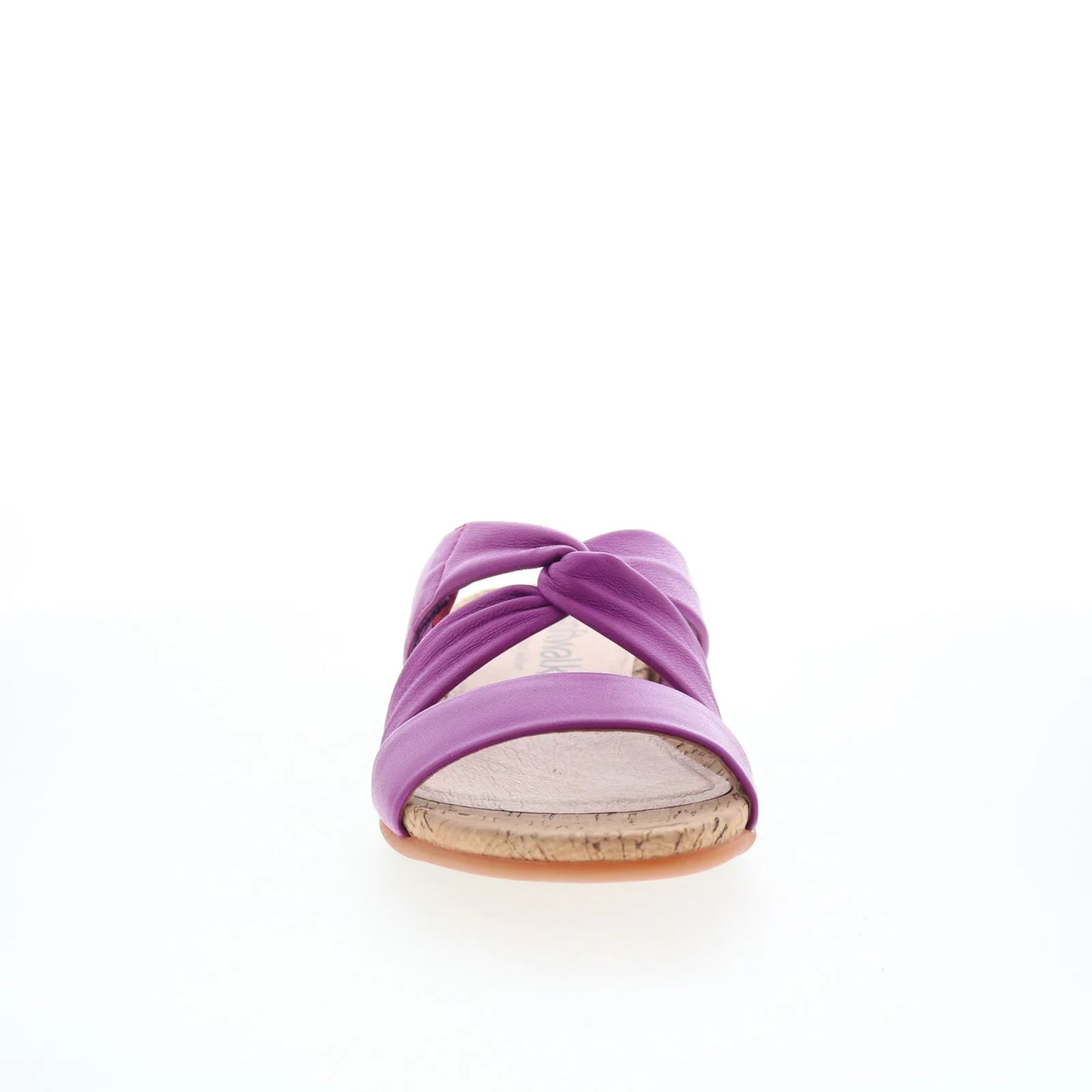 Softwalk Tallulah S2515-664 Womens Purple Leather Strap Slides Sandals Shoes