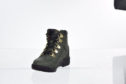 Timberland 6' Leather Field Boot Little Kid's Shoes Green