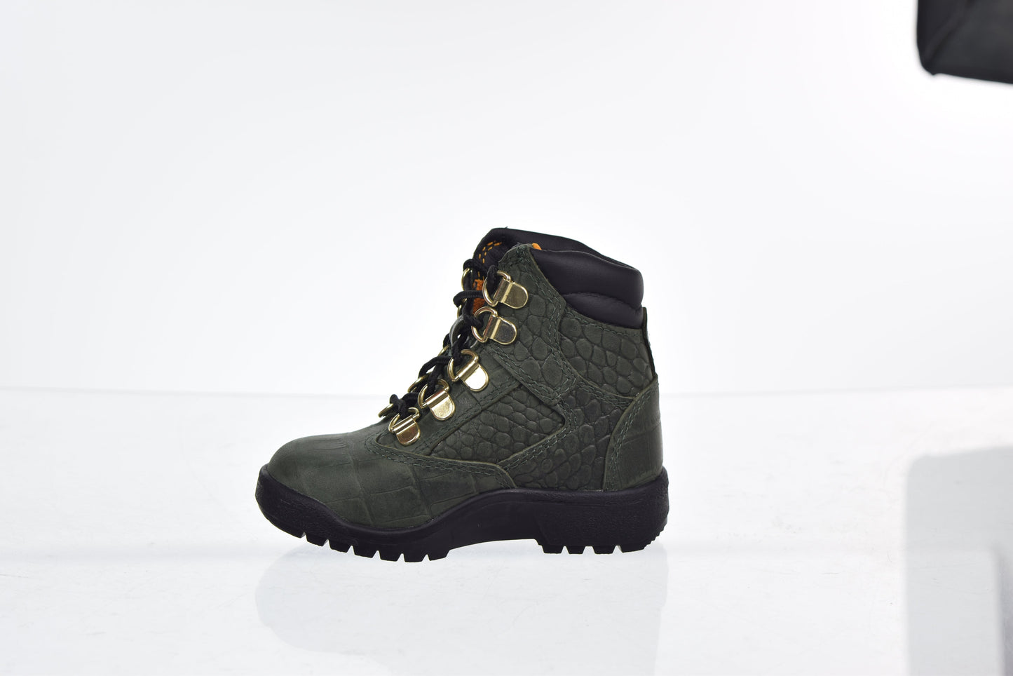 Timberland 6' Leather Field Boot Little Kid's Shoes Green