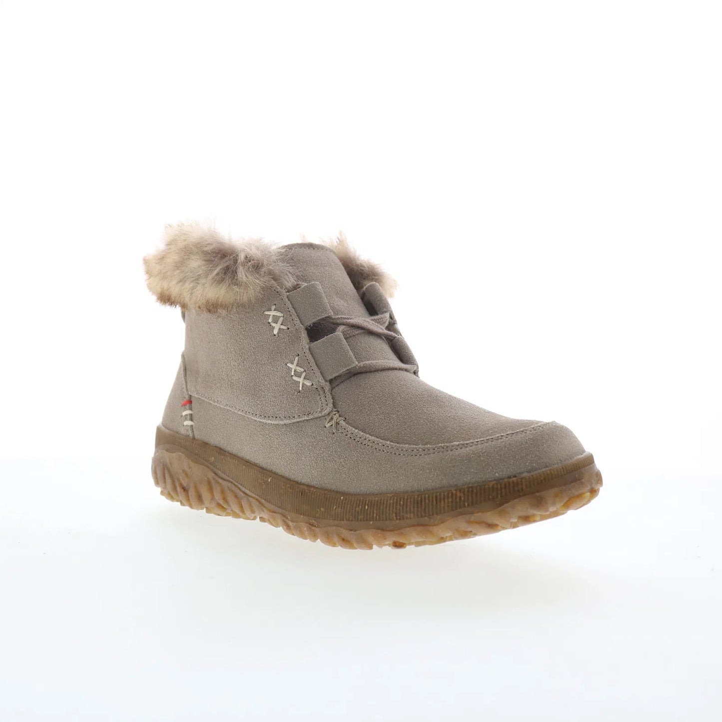 Minnetonka Tinley 80507 Womens Gray Suede Ankle & Booties Boots