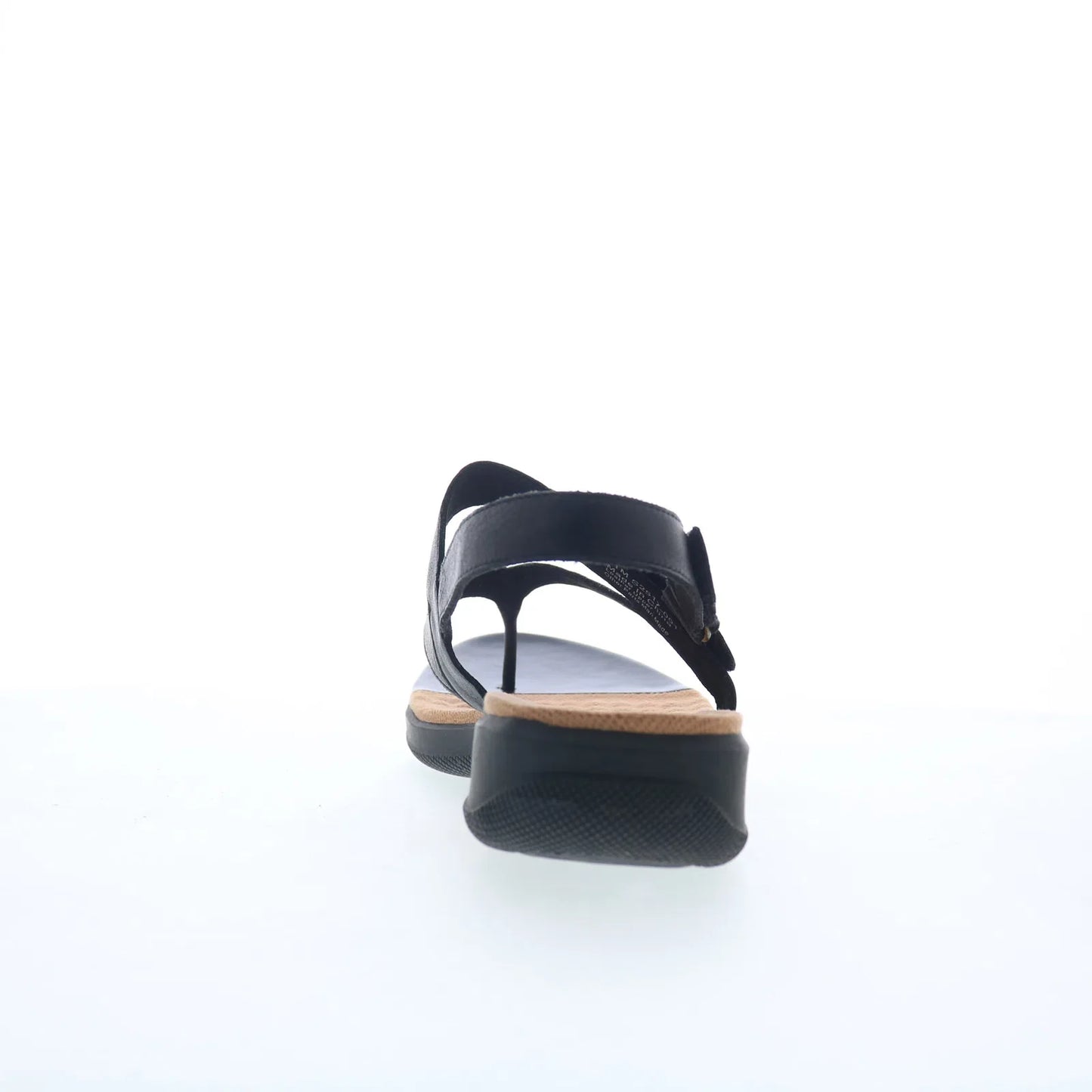 Softwalk Tracy S2517-001 Womens Black Leather Slip On Slingback Sandals Shoes