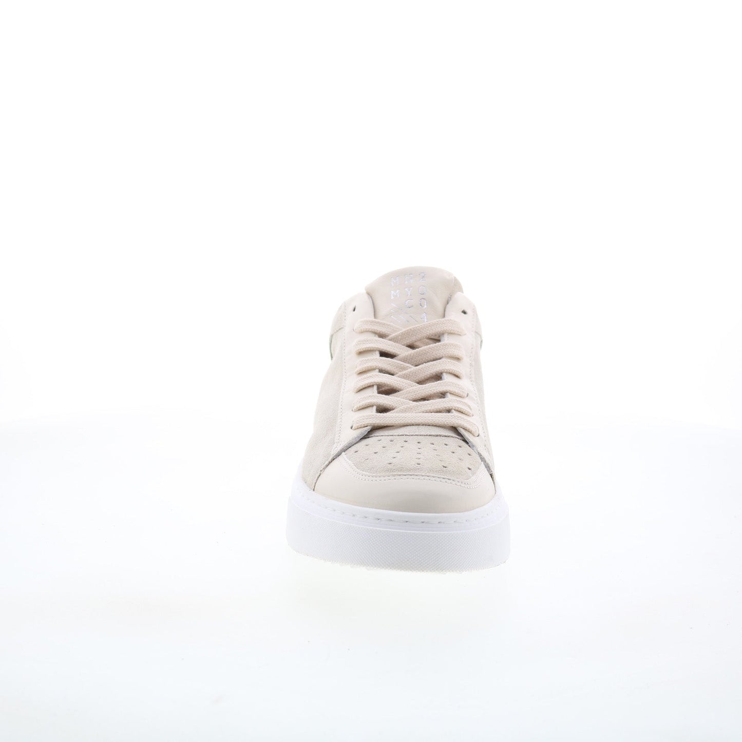 Miz Mooz Tristin Womens Beige Suede Lace Up Lifestyle Sneakers Shoes