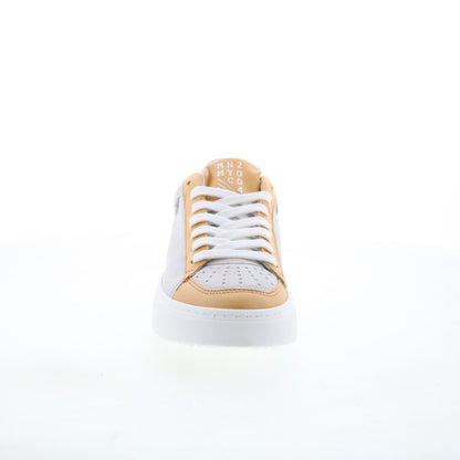 Miz Mooz Tristin Womens Gray Leather Lace Up Lifestyle Sneakers Shoes