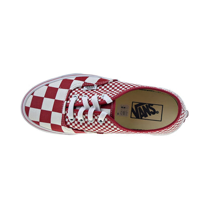 Vans Authentic 'Mix Checker' Men's Shoes Chili Pepper-True White