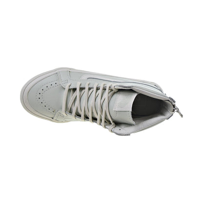 Vans Sk8-Hi Slim Zip Leather Men's Shoes Zephyr Blue-Black