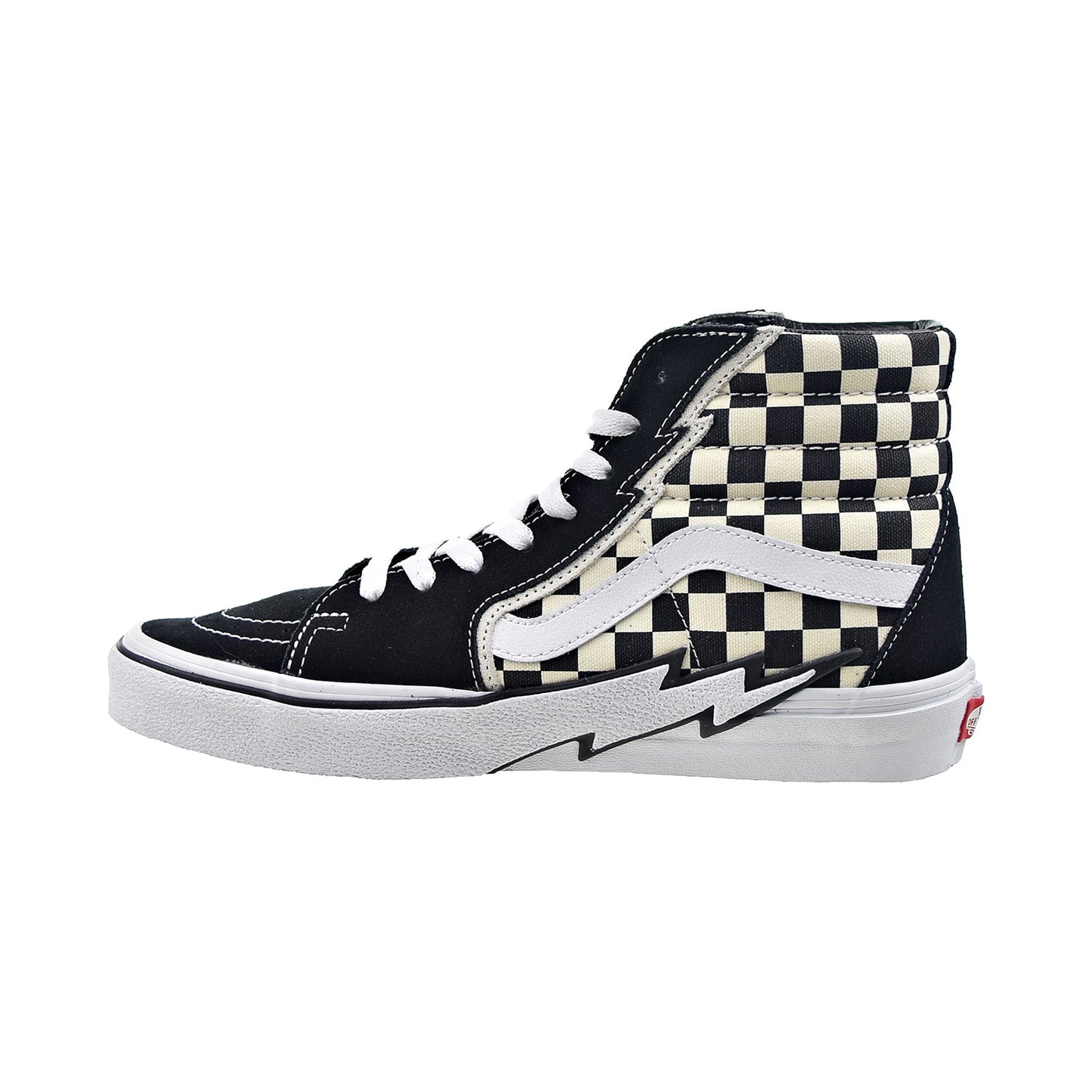 Vans Sk8-Hi Men's Shoes Black-White-Checkboard