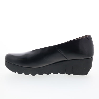 Fly London Voly VOLY200FLY-000 Womens Black Leather Loafer Flats Shoes