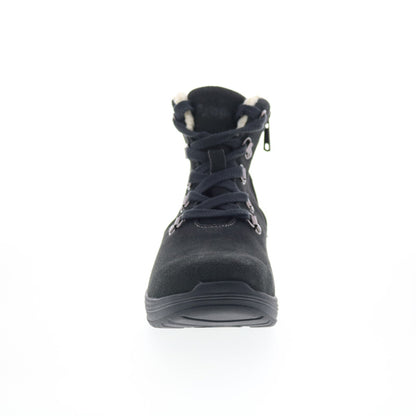 Propet Demi WFA0165 Womens Gray Suede Lace Up Casual Dress Boots