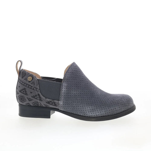 Spenco Wolfridge Shootie SP1041IRN Womens Gray Wide Ankle & Booties Boots